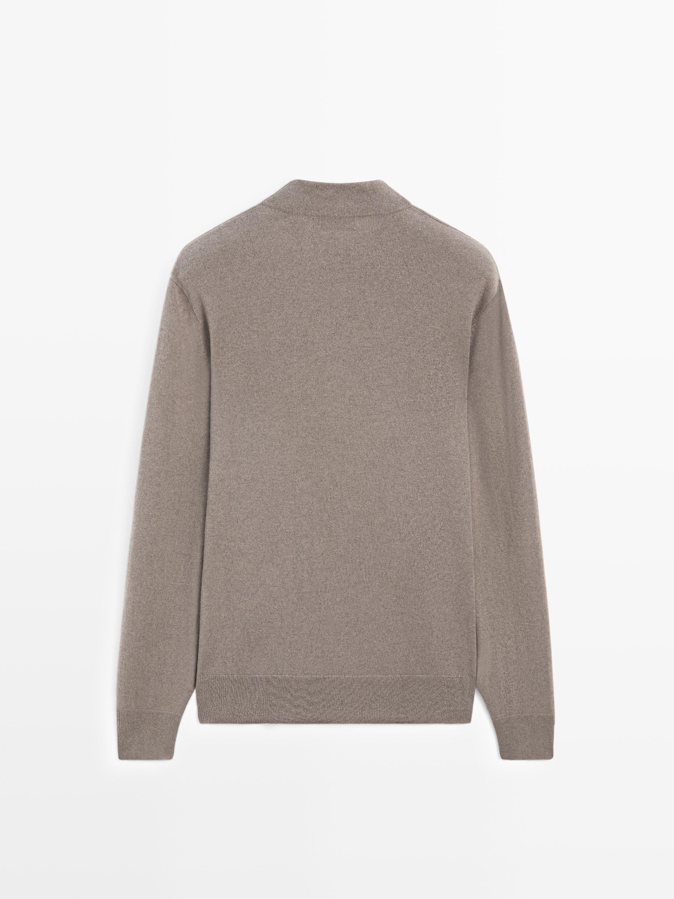 Knit wool and cashmere blend sweater